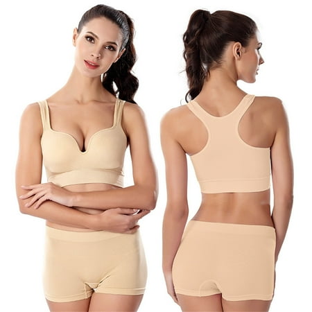 Sunvit Love & Sports Activewear Sports Bras- Sexy Push Up Comfortable Breathable Yoga Fitness Bra Casual Base Tops Underwear #46 Beige
Sunvit Love & Sports Activewear Sports Bras- Sexy Push Up Comfortable Breathable Yoga Fitness Bra Casual Base Tops Underwear #46 Beige