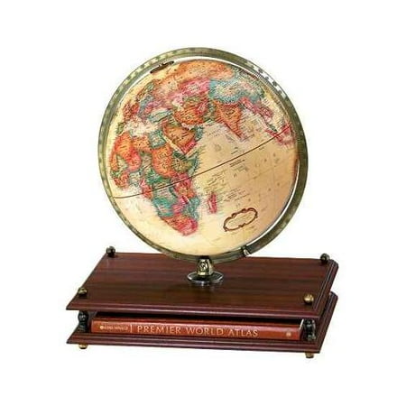 UPC 039231316253 product image for Antique Globe w Rand McNally Atlas Stand | upcitemdb.com