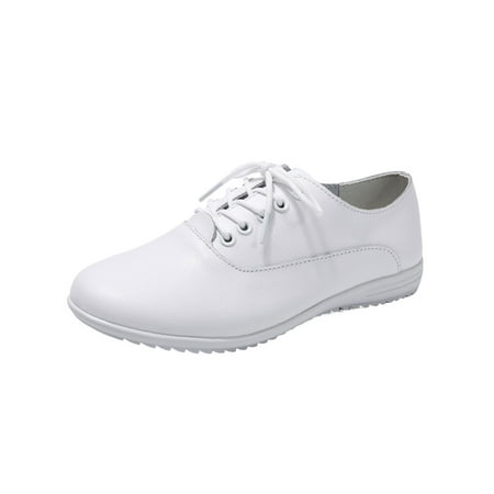 SIMANLAN Womens Casual Shoes Non-Slip Walking Shoe Lace Up Flats Women Breathable Ladies Comfort White 5.5
SIMANLAN Womens Casual Shoes Non-Slip Walking Shoe Lace Up Flats Women Breathable Ladies Comfort White 5.5