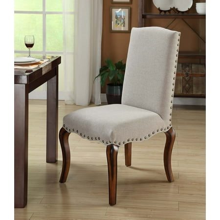 Madeleine 3161 Vintage French Fabric Chair Set of 2