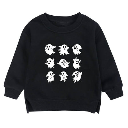 Meresysid Kids Toddler Children s Long Sleeves Round Neck Tops Halloween Add velvet shirt Black
Meresysid Kids Toddler Children s Long Sleeves Round Neck Tops Halloween Add velvet shirt Black