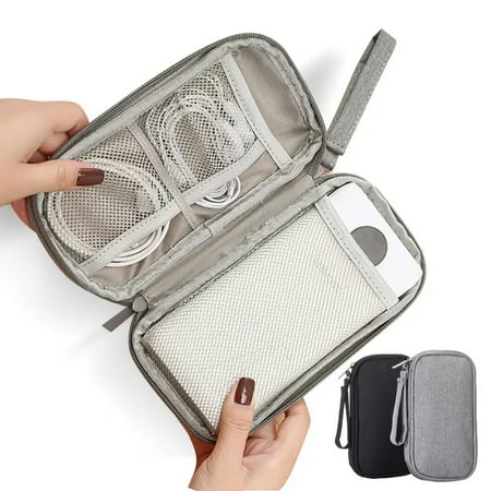 SHZHHFKJCX Convenient and Portable Multifunctional Cable Storage Bag for Travel - Electronics Organizer Bag with Easy Access Earphone Compartment to Keep Your Accessories Organized and Ti
SHZHHFKJCX Convenient and Portable Multifunctional Cable Storage Bag for Travel - Electronics Organizer Bag with Easy Access Earphone Compartment to Keep Your Accessories Organized and Ti
