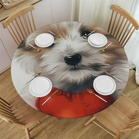 BCIIG Dog Heart Furry Art Round Table Cover Stain Resistant Washable Indoor Outdoor Tablecloth Kitchen Dining Wedding Parties 100% Polyester Fiber 54-58
BCIIG Dog Heart Furry Art Round Table Cover Stain Resistant Washable Indoor Outdoor Tablecloth Kitchen Dining Wedding Parties 100% Polyester Fiber 54-58