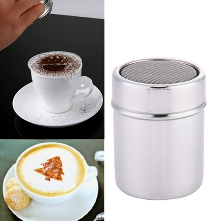 Stainless Steel Sprinkler Cocoa Sugar Powder Sifter Gauze Mesh Jar Seasoning Bottle Shaker Cool Coffee Powder Duster Spray Tool
Stainless Steel Sprinkler Cocoa Sugar Powder Sifter Gauze Mesh Jar Seasoning Bottle Shaker Cool Coffee Powder Duster Spray Tool
