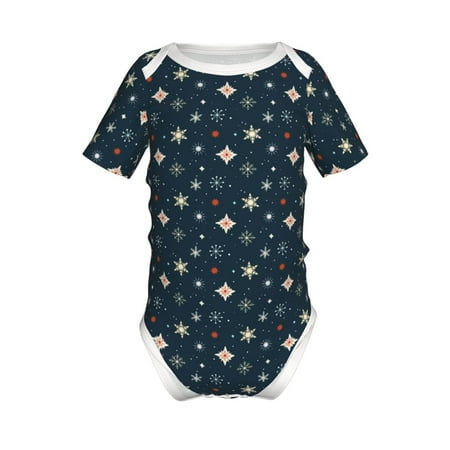Junzan Christmas Snowflakes1 Print Short-Sleeve Baby Climbing Clothes Bodysuits for Infant One-Piece for Baby Boys & Girls Baby Clothes Baby Romper with Snap Closure-18 Months
Junzan Christmas Snowflakes1 Print Short-Sleeve Baby Climbing Clothes Bodysuits for Infant One-Piece for Baby Boys & Girls Baby Clothes Baby Romper with Snap Closure-18 Months