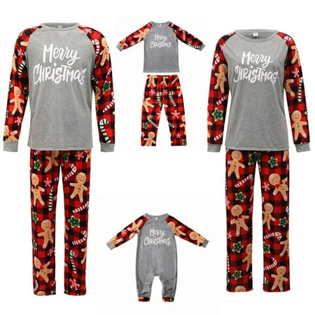 Matching Family Christmas Pajamas Set Family Xmas Pjs Matching Sets Gingerbread Man Print Top and Pants Sleepwear Sets
Matching Family Christmas Pajamas Set Family Xmas Pjs Matching Sets Gingerbread Man Print Top and Pants Sleepwear Sets