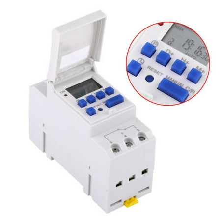 SUNFEX Ahc15A Din Rail Mounting Digital Programmable Timer Switch 220V