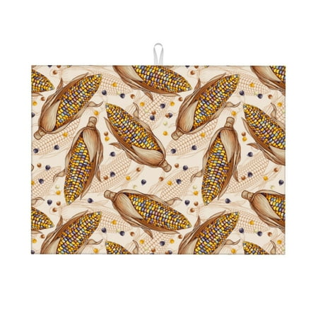 Tebeau Corn 5 Print Dish Drying Mat for Kitchen Counter Dish Drying Pad with Non-slip Rubber Backed Hide Stain Anti Absorbent for Kitchen Counter Drying Mat
Tebeau Corn 5 Print Dish Drying Mat for Kitchen Counter Dish Drying Pad with Non-slip Rubber Backed Hide Stain Anti Absorbent for Kitchen Counter Drying Mat