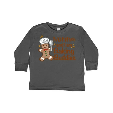 Inktastic Nonna And I Are Baking Buddies Gift Toddler Boy or Toddler Girl Long Sleeve T-Shirt
Inktastic Nonna And I Are Baking Buddies Gift Toddler Boy or Toddler Girl Long Sleeve T-Shirt