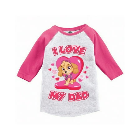 Paw Patrol Skye Raglan Long Sleeve Shirts - 3 4 5 Years Old Toddler - I Love My Dad Paw Patrol Tee
Paw Patrol Skye Raglan Long Sleeve Shirts - 3 4 5 Years Old Toddler - I Love My Dad Paw Patrol Tee
