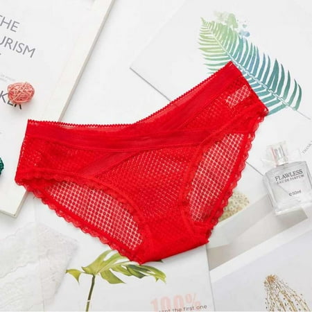 UP TO 15% OFF! Women s High Waisted Lace Underwear Sexy Ladies Cheeky Lacy Panties Briefs Soft Full Coverage Panty Red L
UP TO 15% OFF! Women s High Waisted Lace Underwear Sexy Ladies Cheeky Lacy Panties Briefs Soft Full Coverage Panty Red L