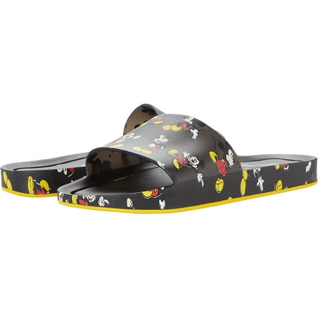 Melissa Women s Beach Slide With Mickey And Friends Black 5 M US