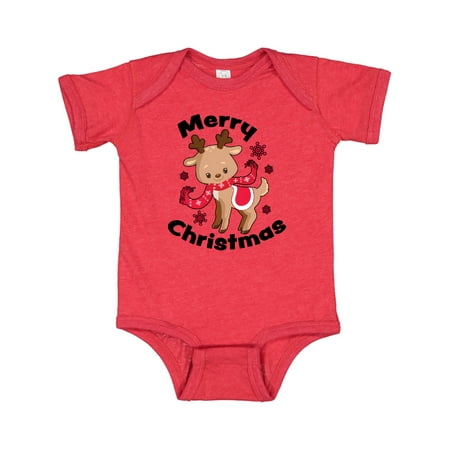 Inktastic Merry Christmas Baby Reindeer with Snowflakes Gift Baby Boy or Baby Girl Bodysuit
Inktastic Merry Christmas Baby Reindeer with Snowflakes Gift Baby Boy or Baby Girl Bodysuit