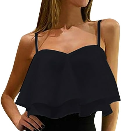 Pianpianzi Toe Slip Blouse Women Dressy Cotton Pajama Top Women Women Sexy Sleeveless Pleated Ruffle Double Layer Chiffon Blouse T-shirt
Pianpianzi Toe Slip Blouse Women Dressy Cotton Pajama Top Women Women Sexy Sleeveless Pleated Ruffle Double Layer Chiffon Blouse T-shirt