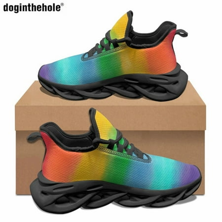 Doginthehole Trend Color Print Casual Flat Shoes for Women Men Outdoor Sports Running Shoes LGBT Street Popular Sneakers
Doginthehole Trend Color Print Casual Flat Shoes for Women Men Outdoor Sports Running Shoes LGBT Street Popular Sneakers