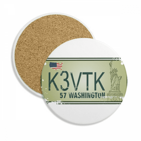 American USA Car Number Pattern Coaster Cup Mug Tabletop Protection Absorbent Stone
American USA Car Number Pattern Coaster Cup Mug Tabletop Protection Absorbent Stone