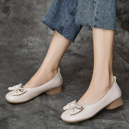 Spring And Autumn Fashion Shallow Mouth Leather Shoes Fairy Wind Round Toe Bow Casual Shoes
Spring And Autumn Fashion Shallow Mouth Leather Shoes Fairy Wind Round Toe Bow Casual Shoes
