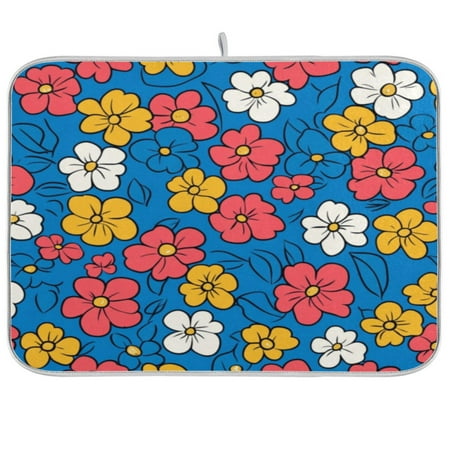 Kitchen Drying Mat 18x24In Drying Dish Mat Dish Drying Mats Kitchen Countertop Multi-Function Drain Drying Mat Kitchen Table Pretty Flower Seamless
Kitchen Drying Mat 18x24In Drying Dish Mat Dish Drying Mats Kitchen Countertop Multi-Function Drain Drying Mat Kitchen Table Pretty Flower Seamless