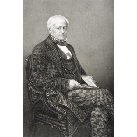 Posterazzi DPI1860509LARGE Sir Fitzroy Kelly 1796-1880. English Judge & Attorney General. Engraved by Poster Print, 24 x 36