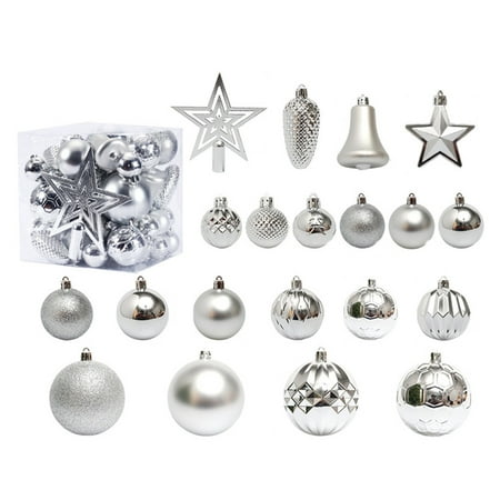 HIABIO Christmas Tree Top Star and Xmas Pendants Set of 45 Hanging Ornaments for Xmas Tree Home Holiday Wedding Party Decoration Shatterproof Ball Sets
HIABIO Christmas Tree Top Star and Xmas Pendants Set of 45 Hanging Ornaments for Xmas Tree Home Holiday Wedding Party Decoration Shatterproof Ball Sets