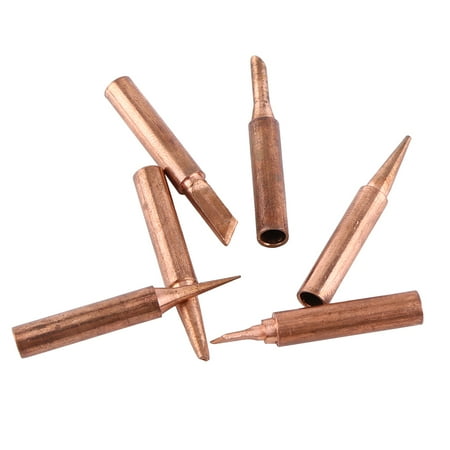 Gegong Soldering Iron Tip 6pcs 900M-T Copper Solder Tip Iron Tips Le Ad-free Low Temperature Soldering Station Tool Soldering Tip 
Gegong Soldering Iron Tip 6pcs 900M-T Copper Solder Tip Iron Tips Le Ad-free Low Temperature Soldering Station Tool Soldering Tip