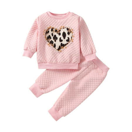 TAIAOJING Toddler Baby Girl Outfit Kids Autumn Winter Valentine s Day Print Cotton Long Sleeve Sweatshirt Pants Tops Tracksuit Set Clothes Fall Clothes 4-5 Years
TAIAOJING Toddler Baby Girl Outfit Kids Autumn Winter Valentine s Day Print Cotton Long Sleeve Sweatshirt Pants Tops Tracksuit Set Clothes Fall Clothes 4-5 Years