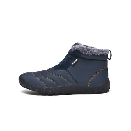 Harsuny Men Warm Booties Lace Up Winter Shoes Plush Lining Snow Boots Work Non Slip Lightweight Ankle Boot Comfort Blue 7.5
Harsuny Men Warm Booties Lace Up Winter Shoes Plush Lining Snow Boots Work Non Slip Lightweight Ankle Boot Comfort Blue 7.5