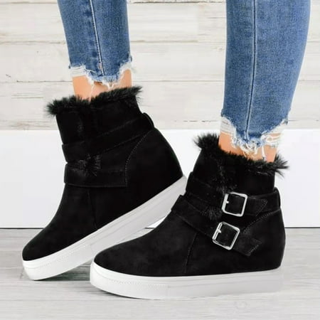 ERTUTUYI Breathable Comfortable Strap Buckle Pumps Women s Round Single Keep Shoes Toe Plush Casual Warm Flat Women s Casual Shoes Black 41
ERTUTUYI Breathable Comfortable Strap Buckle Pumps Women s Round Single Keep Shoes Toe Plush Casual Warm Flat Women s Casual Shoes Black 41