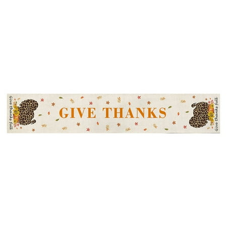 Thanksgiving Table Runner Autumn Harvest Gnome Table Flag Tablecloth Farmhouse Placemat for Dining Table Home Decoration
Thanksgiving Table Runner Autumn Harvest Gnome Table Flag Tablecloth Farmhouse Placemat for Dining Table Home Decoration