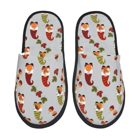 Noikeo Cute Autumn Gnomes Pattern Cozy Slippers Indoor for Women and Mens Fuzzy House Shoes Soft Plush Warm Slip-on Slippers-Large
Noikeo Cute Autumn Gnomes Pattern Cozy Slippers Indoor for Women and Mens Fuzzy House Shoes Soft Plush Warm Slip-on Slippers-Large