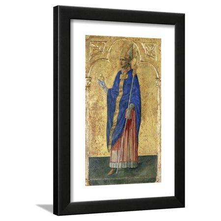 Saint Nicholas of Bari Framed Print Wall Art By Matteo di Giovanni di Bartolo