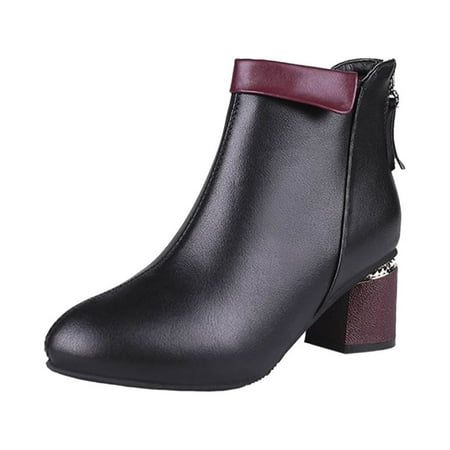 Women s Boots High Heel Pointed Toe Boots Zip Shoes Fashion Patchwork Shoes Warm Boots Boots
Women s Boots High Heel Pointed Toe Boots Zip Shoes Fashion Patchwork Shoes Warm Boots Boots