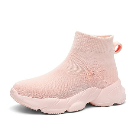 Boys And Girls Casual Knitted High Top Sneakers Solid Slip-on Comfortable Non-slip Shoes For Outdoor
Boys And Girls Casual Knitted High Top Sneakers Solid Slip-on Comfortable Non-slip Shoes For Outdoor