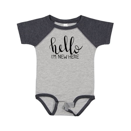 Inktastic Hello I m New Here- Hand Drawn Type Gift Baby Boy or Baby Girl Bodysuit
Inktastic Hello I m New Here- Hand Drawn Type Gift Baby Boy or Baby Girl Bodysuit