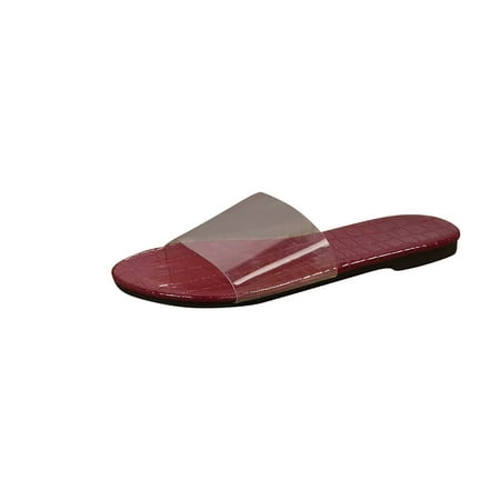 New Summer Round Head Flat Bottom Womens Sandals For Women s Outwear Beach Slippers
New Summer Round Head Flat Bottom Womens Sandals For Women s Outwear Beach Slippers