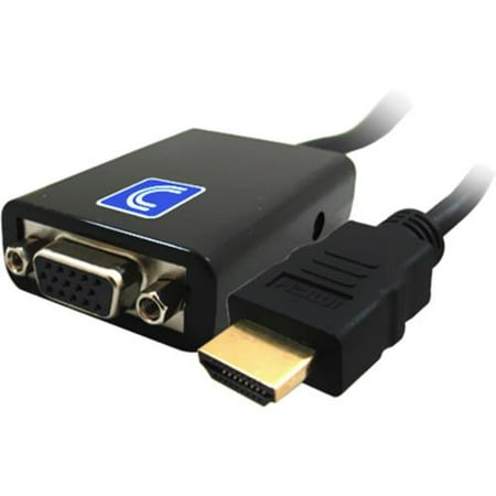 Comprehensive Hdmi A Male To Vga Female With Audio Converter - Hdmi\/vga For Audio\/video Device, Dvd Player, Blu-ray Player, Hdtv Set-top Boxes, Tv, Gaming Console - 4\