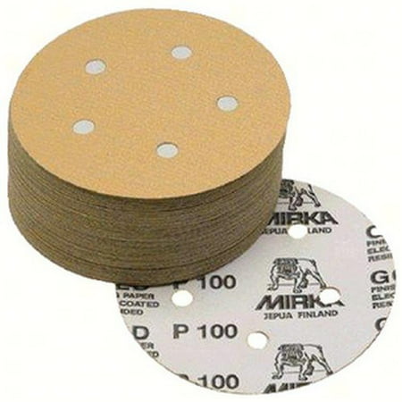 Mirka Abrasives 23614800 23614800; Gold 5 Inch 5H Grip Vac Disc 800 Grit Sand Paper
Mirka Abrasives 23614800 23614800; Gold 5 Inch 5H Grip Vac Disc 800 Grit Sand Paper