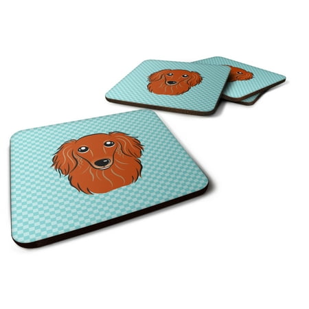 Carolines Treasures BB1152FC Checkerboard Blue Longhair Red Dachshund Foam Coaster Set of 4 3 1/2 x 3 1/2 multicolor
Carolines Treasures BB1152FC Checkerboard Blue Longhair Red Dachshund Foam Coaster Set of 4 3 1/2 x 3 1/2 multicolor
