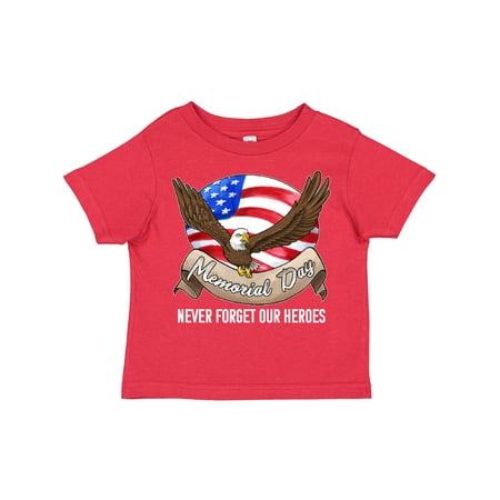 Inktastic Memorial Day- Never Forget Our Heroes- Bald Eagle Boys or Girls Toddler T-Shirt
Inktastic Memorial Day- Never Forget Our Heroes- Bald Eagle Boys or Girls Toddler T-Shirt