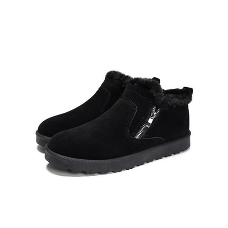 Ymiytan Men Snow Boots Plush Lining Warm Shoe Round Toe Winter Shoes Work Ankle Boot Comfortable Slip On Loafers Black 8.5
Ymiytan Men Snow Boots Plush Lining Warm Shoe Round Toe Winter Shoes Work Ankle Boot Comfortable Slip On Loafers Black 8.5