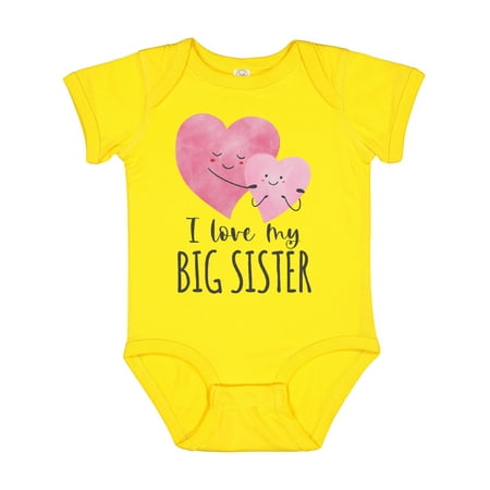 Inktastic I Love My Big Sister Two Hugging Hearts Gift Baby Boy or Baby Girl Bodysuit
Inktastic I Love My Big Sister Two Hugging Hearts Gift Baby Boy or Baby Girl Bodysuit