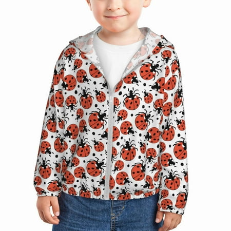 Lukts Red Ladybugs Print Children s Long-Sleeved Sun Protection Clothing Hooded Sweatshirts for Boys and Girls Outdoor Sports-2 Years
Lukts Red Ladybugs Print Children s Long-Sleeved Sun Protection Clothing Hooded Sweatshirts for Boys and Girls Outdoor Sports-2 Years