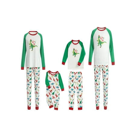 One opening Christmas Family Pajamas Set Dinosaur Print Long Sleeve O-neck Pullover+Trousers/Romper
One opening Christmas Family Pajamas Set Dinosaur Print Long Sleeve O-neck Pullover+Trousers/Romper