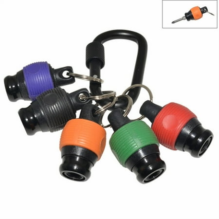 5PCS 1/4 inch Hex Shank keychain extension bars Ball Grip Carrying Bit Holder