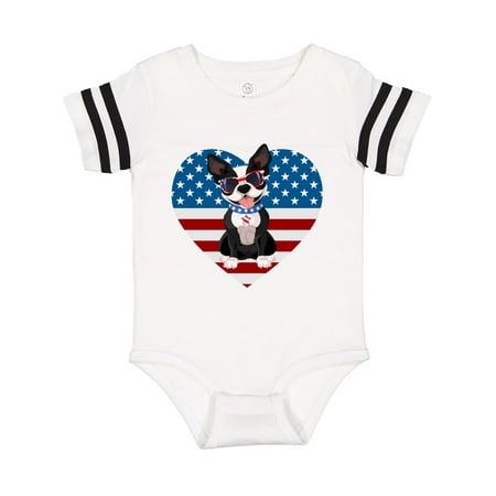 Inktastic Boston Terrier Dog US Flag July 4th Gift Baby Boy or Baby Girl Bodysuit
Inktastic Boston Terrier Dog US Flag July 4th Gift Baby Boy or Baby Girl Bodysuit