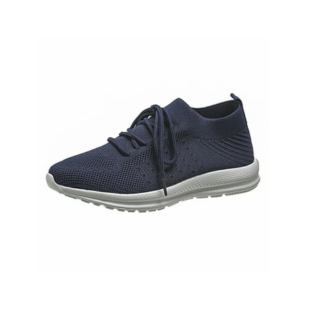 Oucaili Ladies Sneakers Lace Up Running Shoe Slip On Athletic Shoes Lightweight Mesh Trainers Daily Flats Royal Blue 7
Oucaili Ladies Sneakers Lace Up Running Shoe Slip On Athletic Shoes Lightweight Mesh Trainers Daily Flats Royal Blue 7