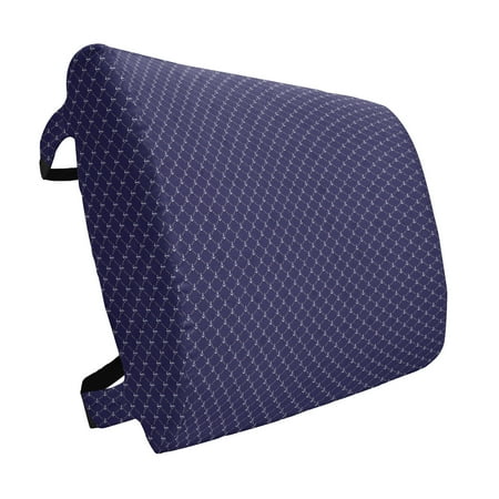 Anchor Lumbar Pillow Checkered Pattern with Chain and Marine Ocean Cruise Vacation Soft Back Cushion for Office Chairs with Adjustable Straps 14 x 13 Royal Blue White by Ambesonne
Anchor Lumbar Pillow Checkered Pattern with Chain and Marine Ocean Cruise Vacation Soft Back Cushion for Office Chairs with Adjustable Straps 14 x 13 Royal Blue White by Ambesonne