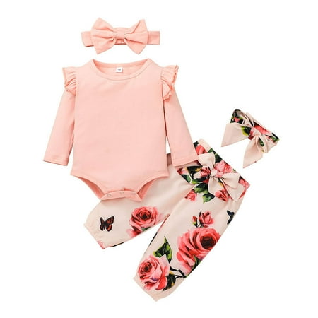 Winter Savings Clearance! Dezsed 0-24Months Fall 2022 New Toddler Girl Outfits Solid Color Lace Long-Sleeved Romper+Printed Trousers + Headband Suit 3Pcs Girl Boutique Outfit
Winter Savings Clearance! Dezsed 0-24Months Fall 2022 New Toddler Girl Outfits Solid Color Lace Long-Sleeved Romper+Printed Trousers + Headband Suit 3Pcs Girl Boutique Outfit