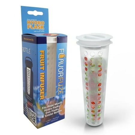 FlavorFuze - Fruit Infuser Insert Compatible with Hydro Flask Iron Flask Takeya ThermoFlask and Similar Wide Mouth Bottles (White)
FlavorFuze - Fruit Infuser Insert Compatible with Hydro Flask Iron Flask Takeya ThermoFlask and Similar Wide Mouth Bottles (White)