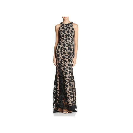 Jarlo Womens Trumpet Lace Evening Dress